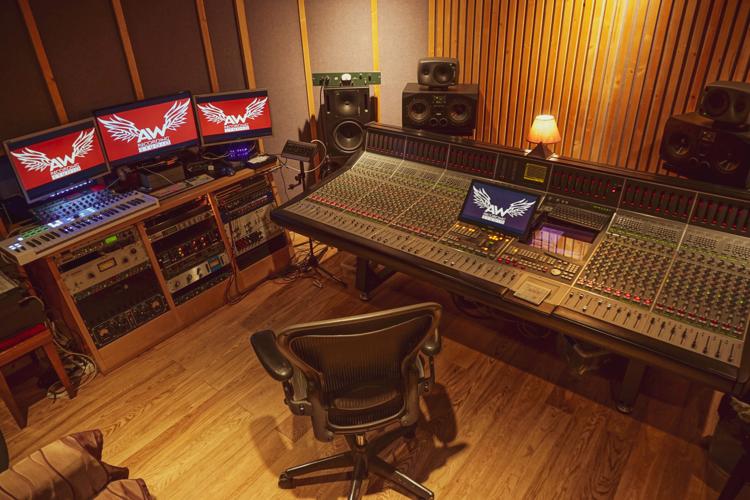 Angel's Wings Control Room Acoustic Treatment